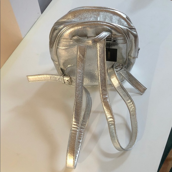 Forever 21 Shiny Silver Backpack main image 8